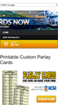 Mobile Screenshot of parlaycardsnow.com